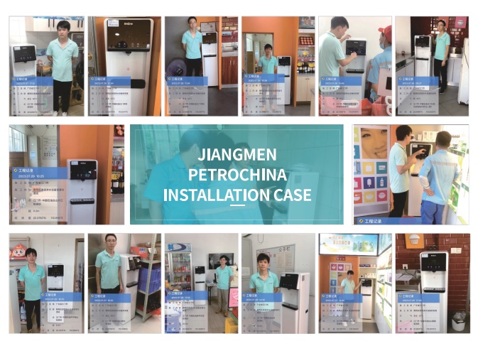 Commercial water dispenser installation project for PetroChina in Jiangmen